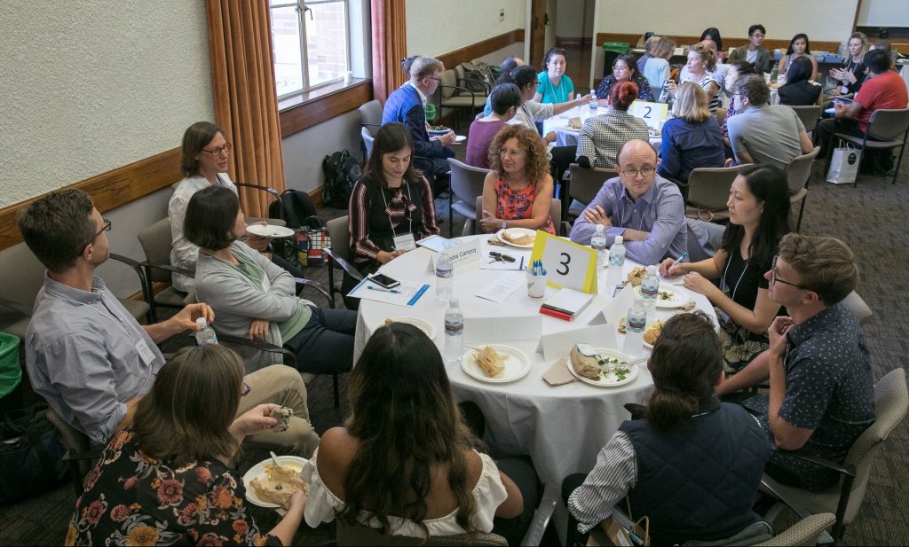 Roundtable discussion at Ready, Set, Teach in Fall 2018.